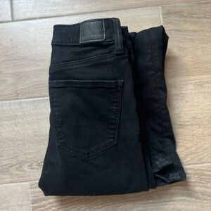 American Eagle Button-fly Black Flare Jeans